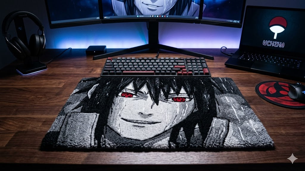 Sasuke Uchiha Keyboard Mat