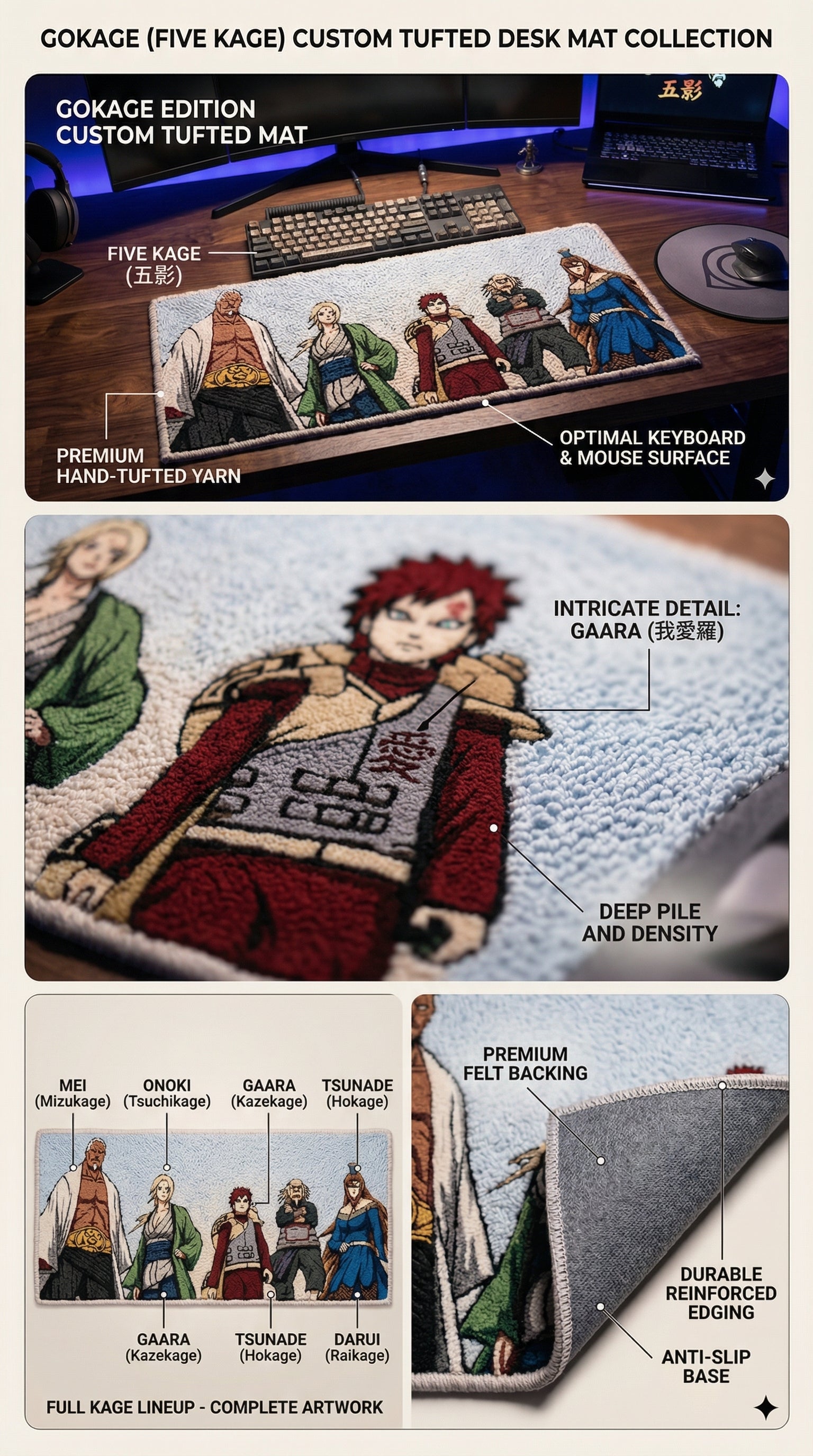 Kages Keyboard Mat