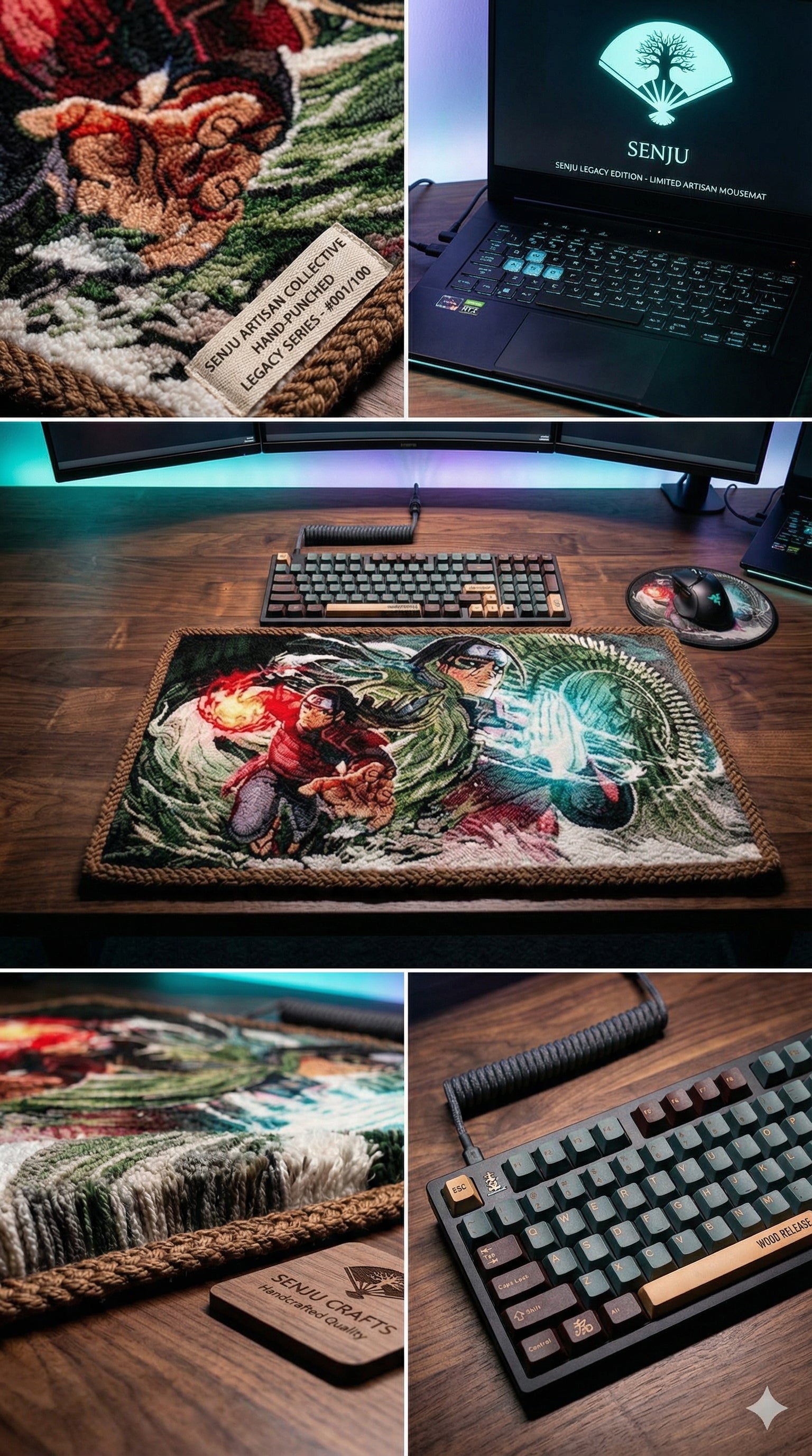 Hashirama Keyboard Mat