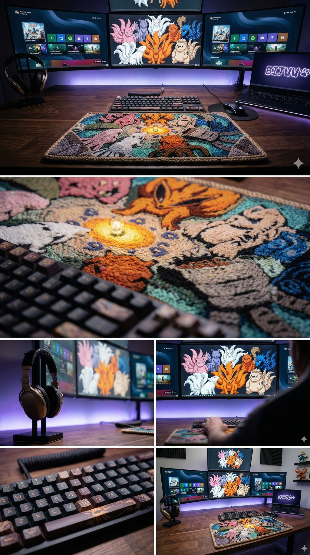 Bijuu Keyboard Mat
