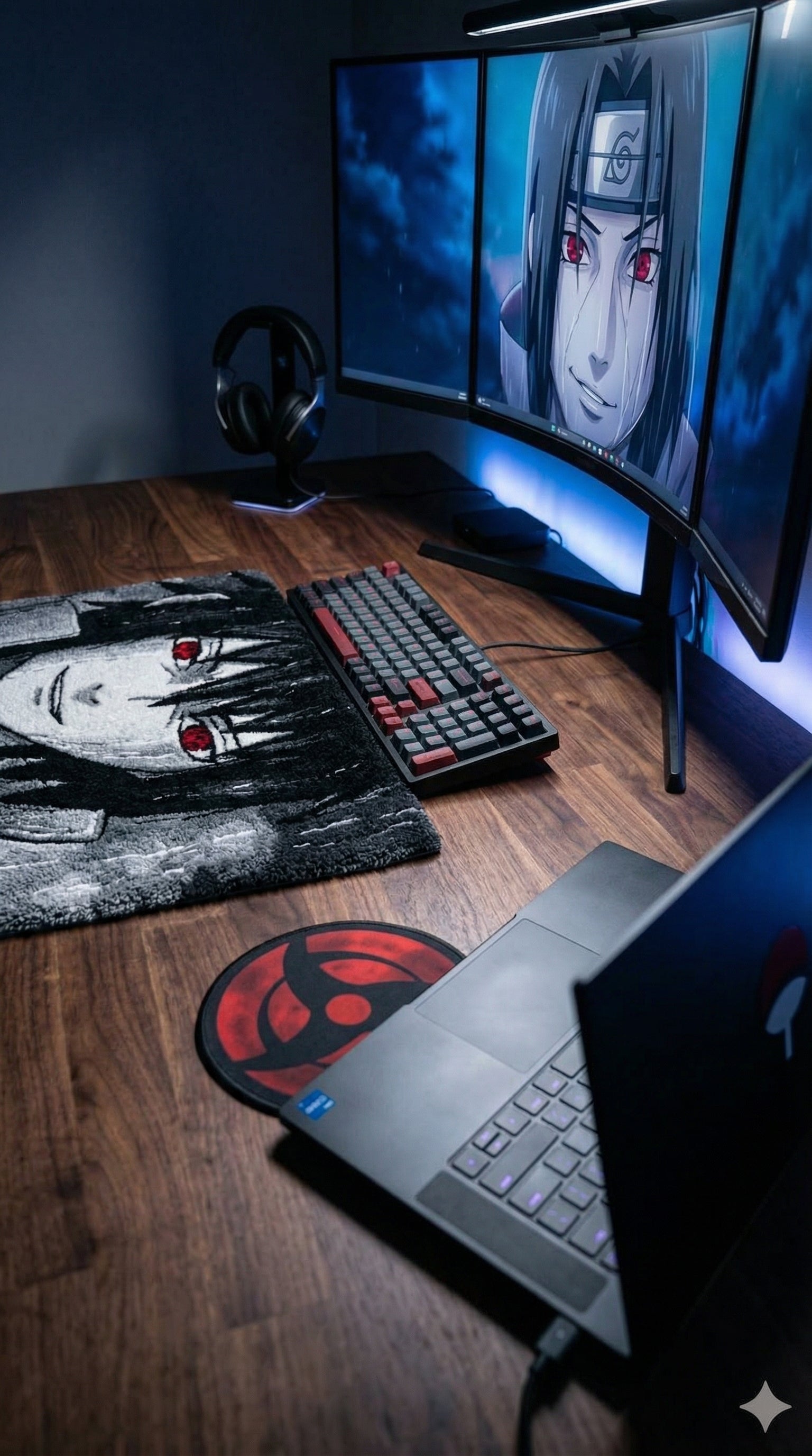 Sasuke Uchiha Keyboard Mat