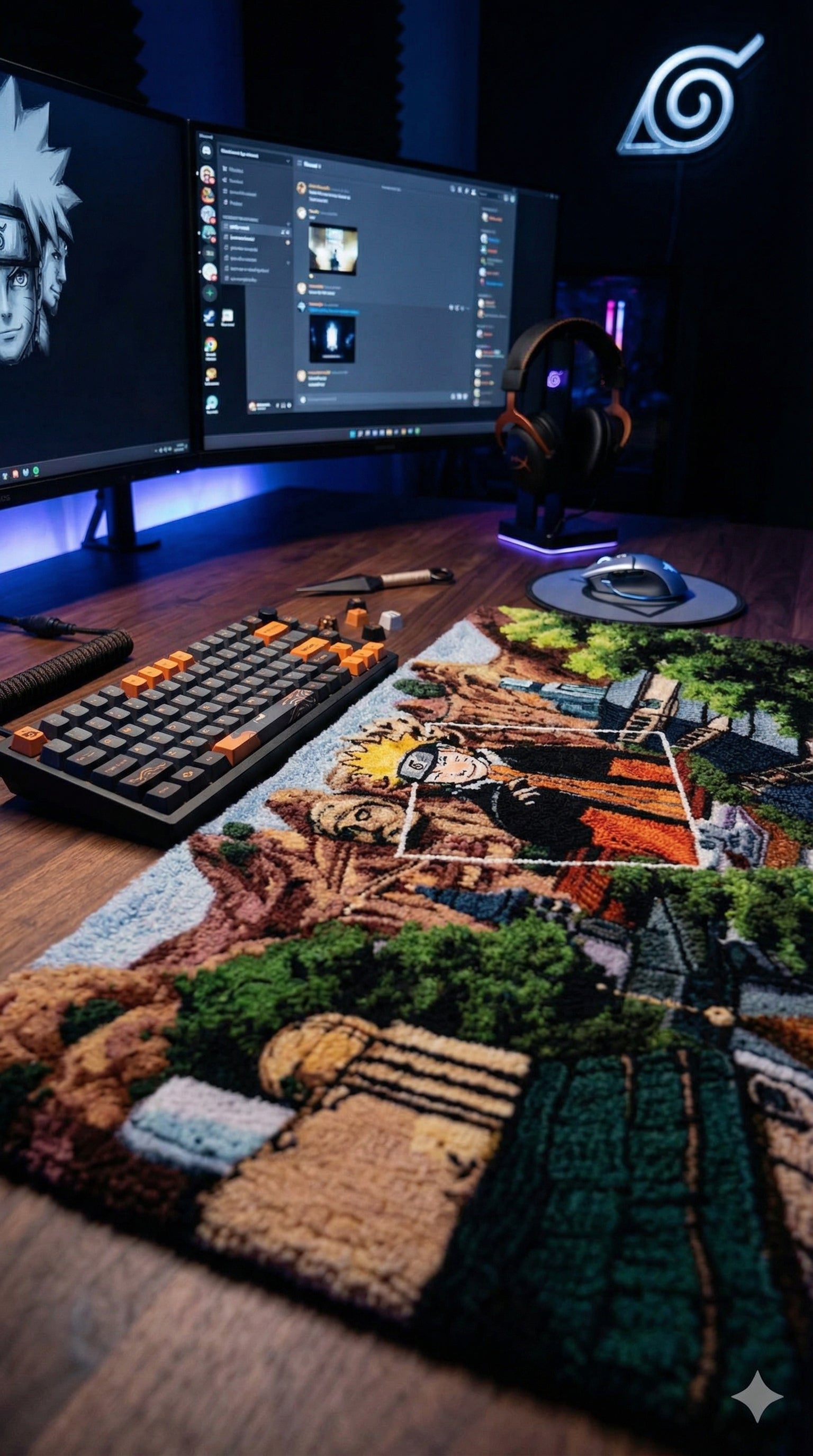 Naruto Uzumaki Keyboard Mat